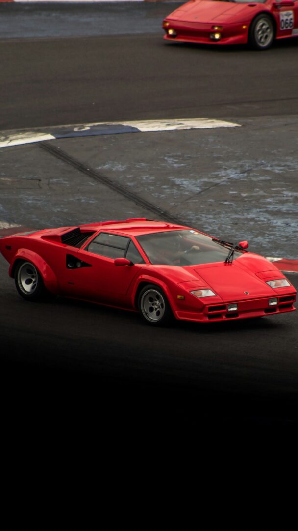 Red Lamborghini Countach