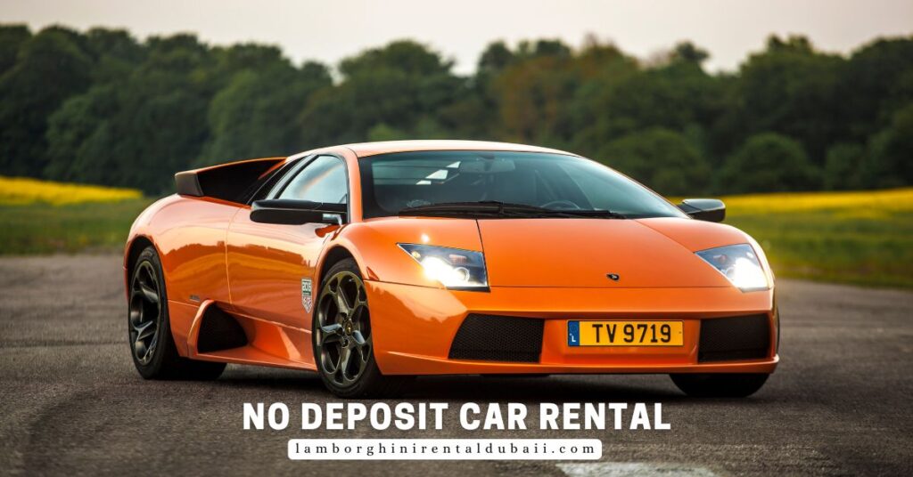 No Deposit Car Rental