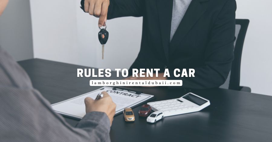 Rules to Rent a Car
